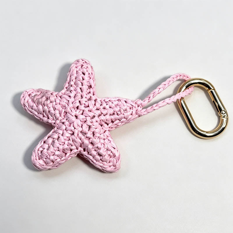 Crochet Starfish Keychain Bag - Shopdayla Wholesale - #8866