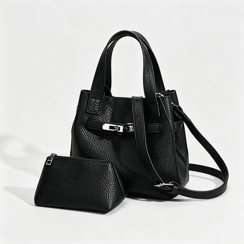 Buckle Tote Handle Bag