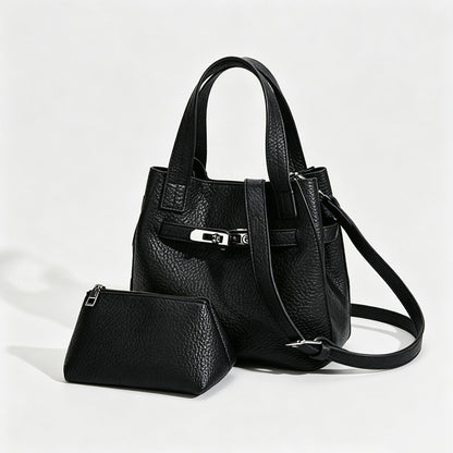 Buckle Tote Handle Bag