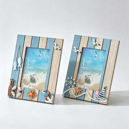 6‑Inch Wooden Photo Frame