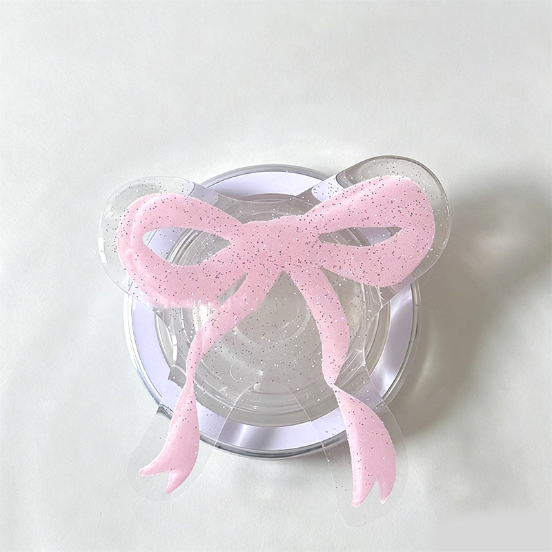 Glitter Bow Phone Grip Stand