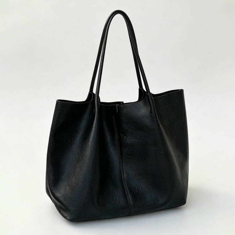 Soft Wide Handle Tote Bag