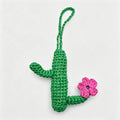 Woven Cactus Keychain Bag Char - Shopdayla Wholesale - #7154