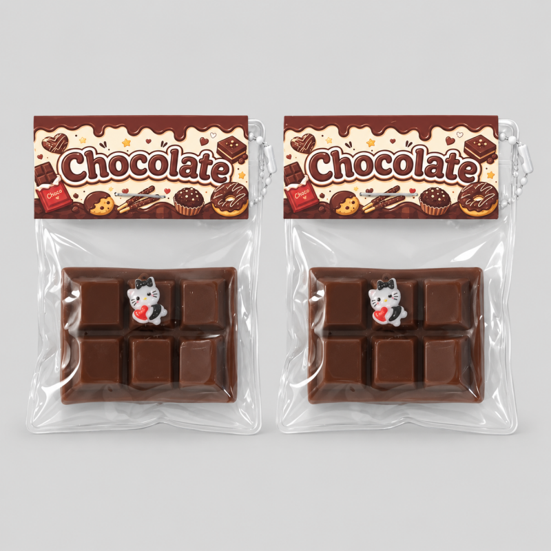 Chocolate Block Charm Fidget Toy