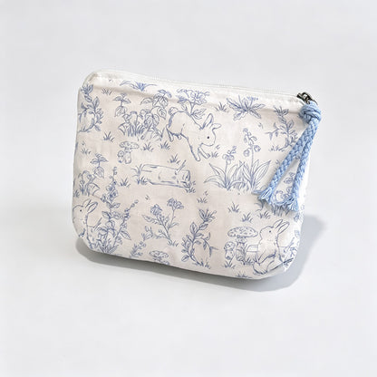 Everyday Puppy Print Fabric Pouch