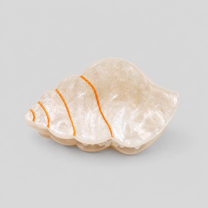 Seashell Pearlescent Hair Claw Clip
