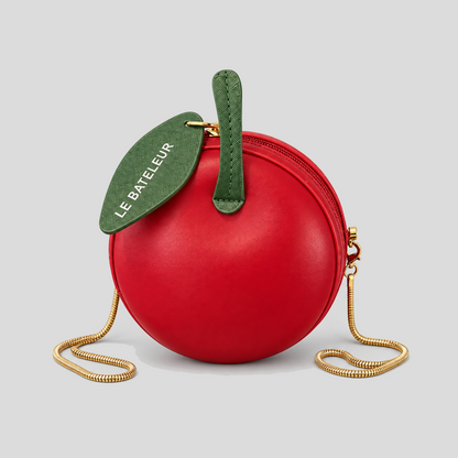 Apple Shaped Crossbody Bag