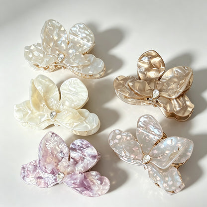 3D Flower Acetate Large Hair Claw