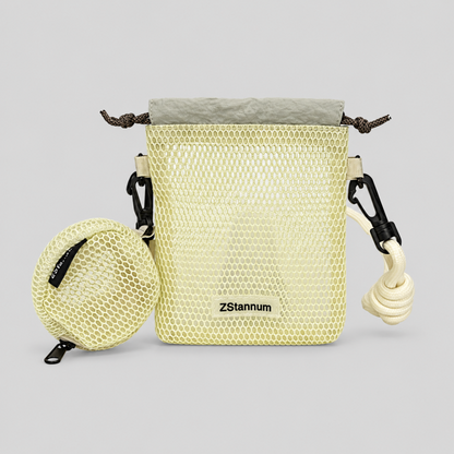 Hollow Drawstring Phone Crossbody Bags