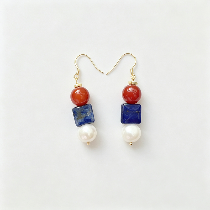925 Silver Hook Drop Earrings Necklace