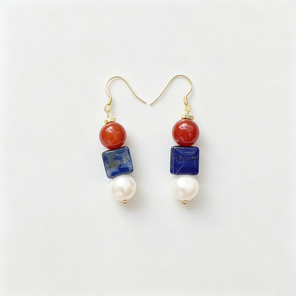 925 Silver Hook Drop Earrings Necklace