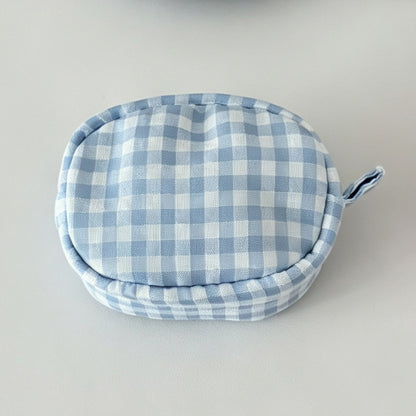 Gingham Mini Storage Pouch
