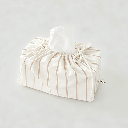 Striped Tissue Box Cover