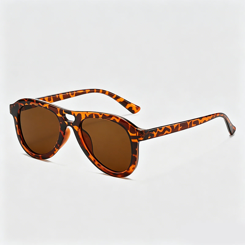 Classic Double Bridge Pilot Fashion Sunglasses