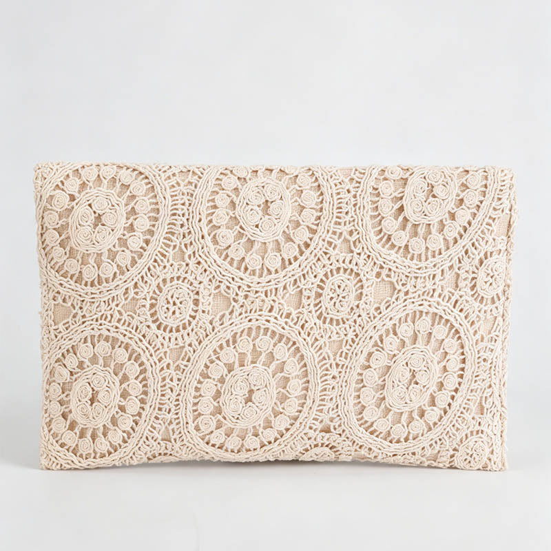 Embroidered Lace Envelope Clut - Shopdayla Wholesale - #8882
