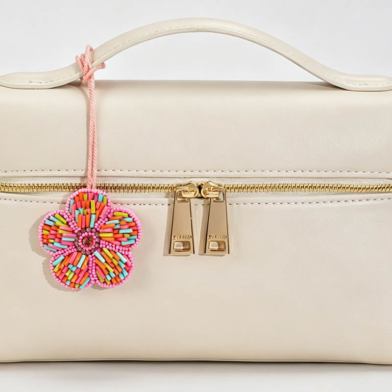 Beaded Flower Bag Charm - Shopdayla Wholesale - #0418