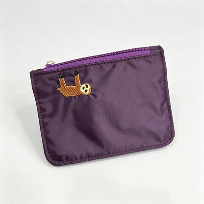 Animal Embroidery Zipper Pouch