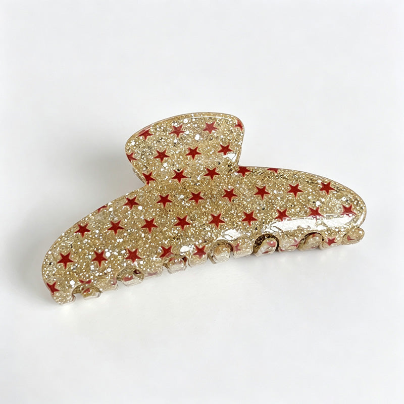 Glitter Star Claw Clip