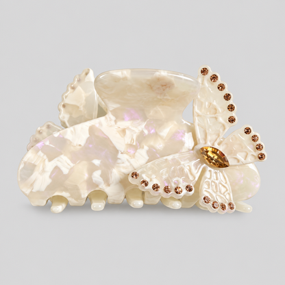 Butterfly Rhinestone Hair Clip Claw