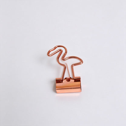 Gold Shape Binder Clip