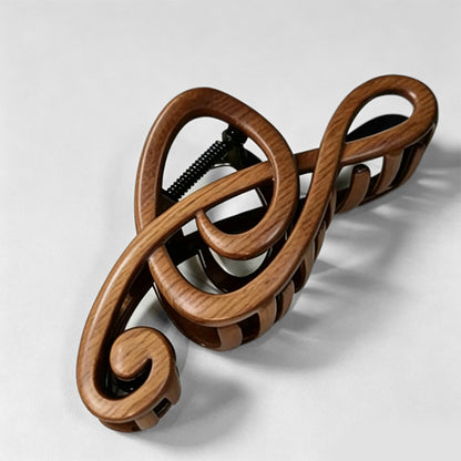 Unique Wood Claw Clip