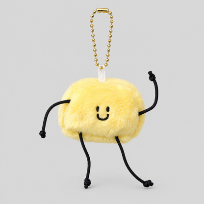 Funny Butter Soft Keychain Bag Charms
