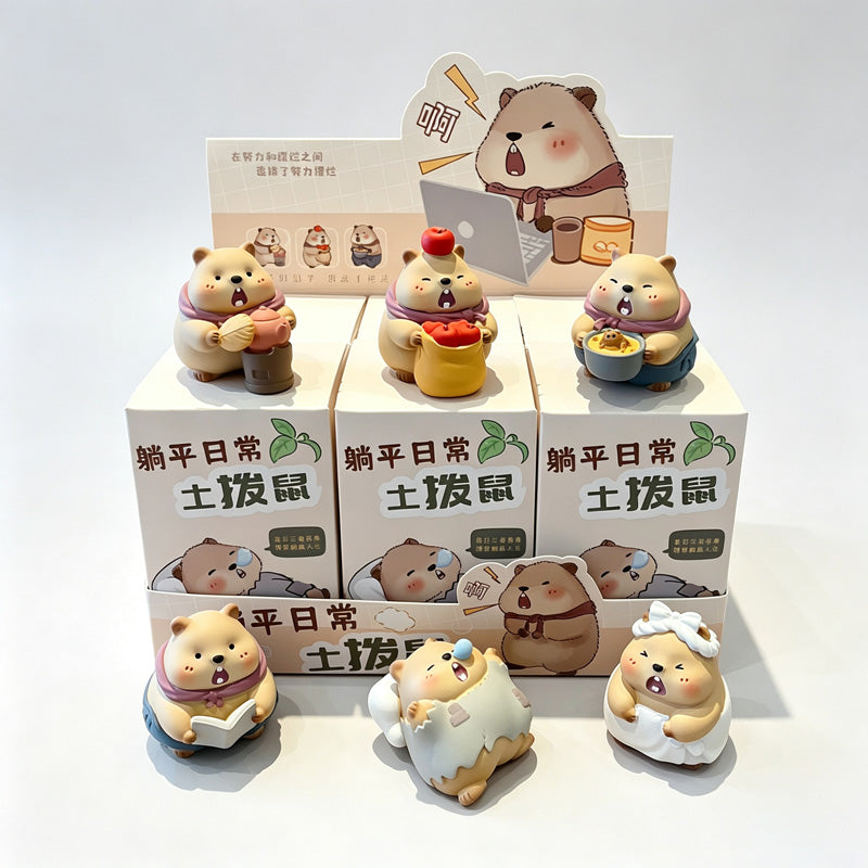 Capybara Blind Box Resin Figurine