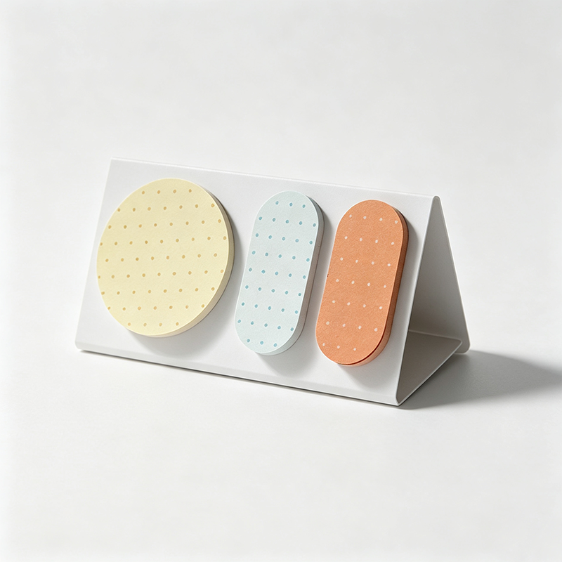 Dot Geometric Desk Stand Sticky Notes