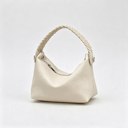 Braided Handle Pouch Bag