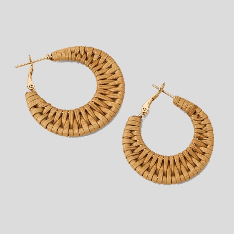 Woven Hoop Earrings