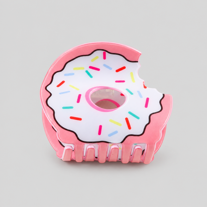 Bitten Donut Hair Claw Clip