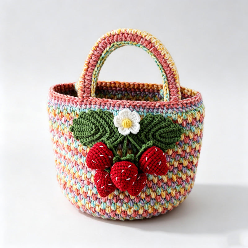 Strawberry Crochet Handbag