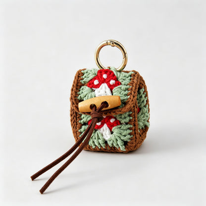 Crochet Mini Backpack Charm
