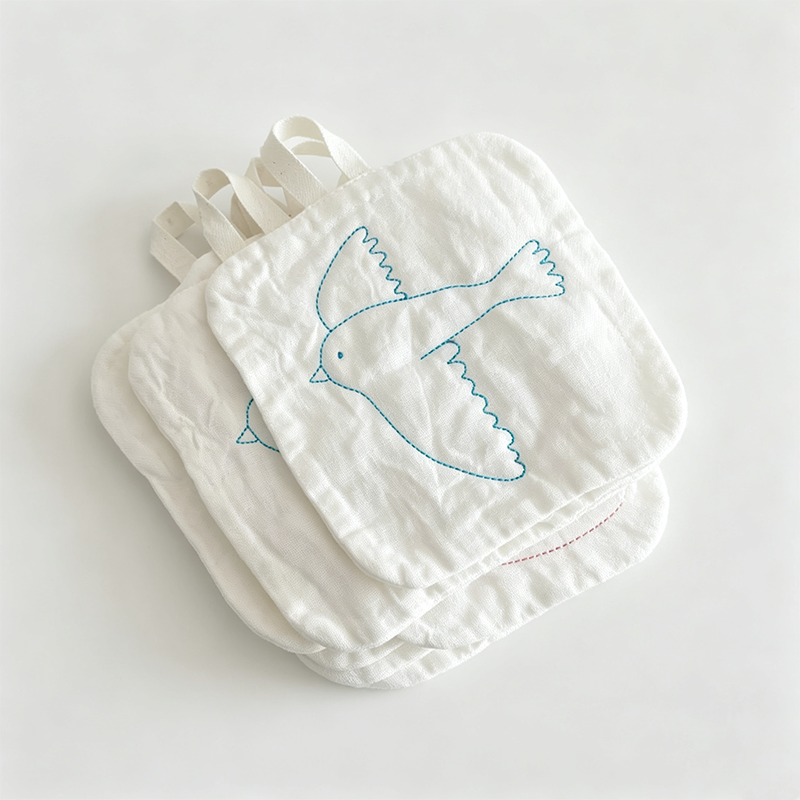 Embroidered Plate Pot Holder