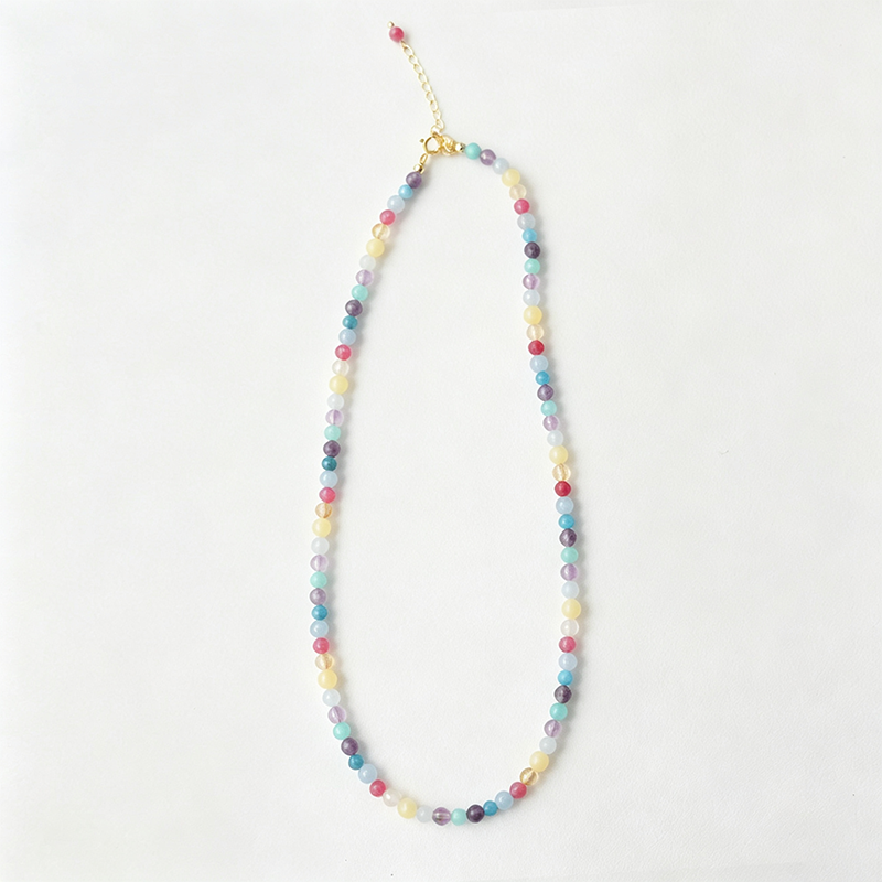 Multi Color Beaded Necklace or Bracelet