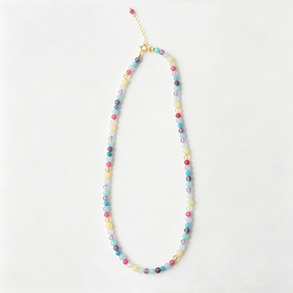 Multi Color Beaded Necklace or Bracelet