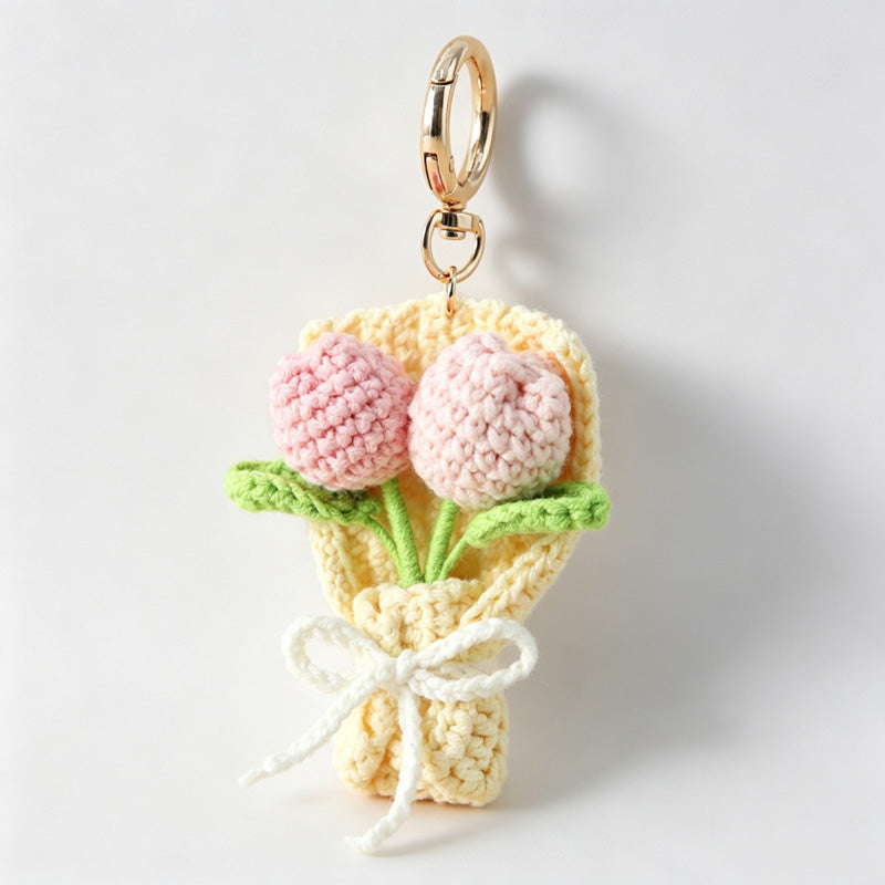 Tulip Bouquet Keychain