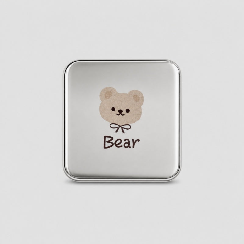 Bear Print Contact Lens Case Kit