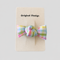 Sweet Fabric Bow Flower Duckbi - Shopdayla Wholesale - #3858