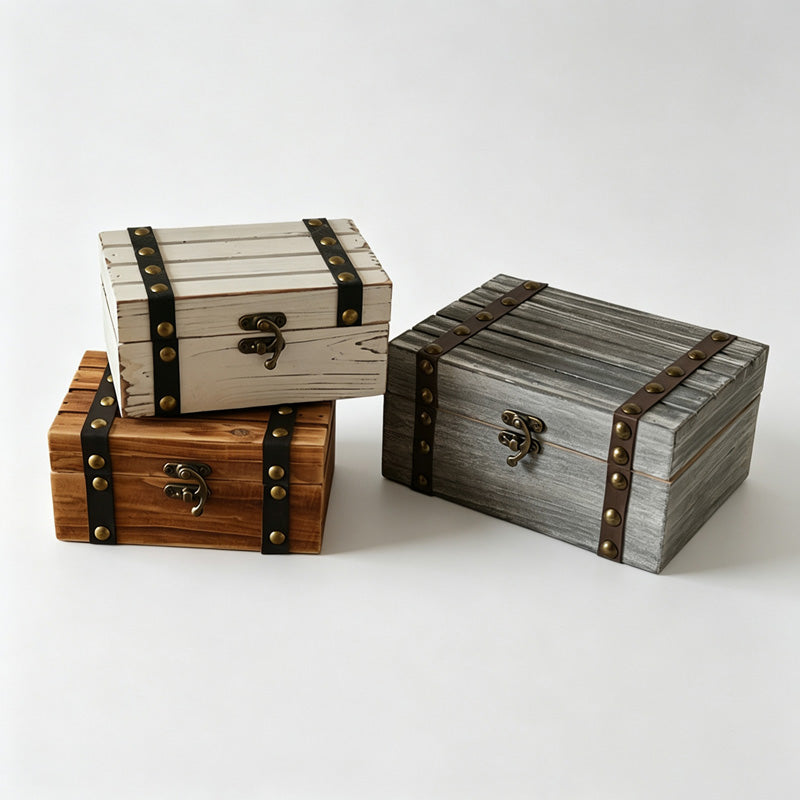 2PCS Wooden Storage Desktop Set