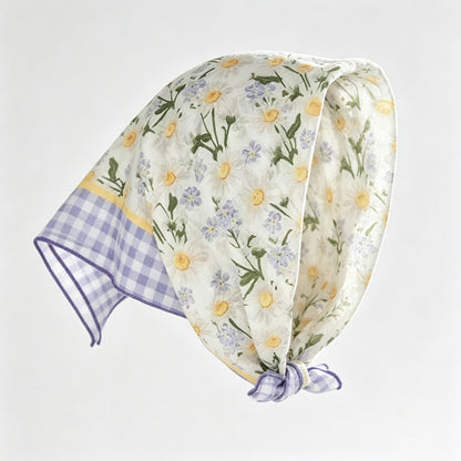 Floral Square Head Neck Bandana