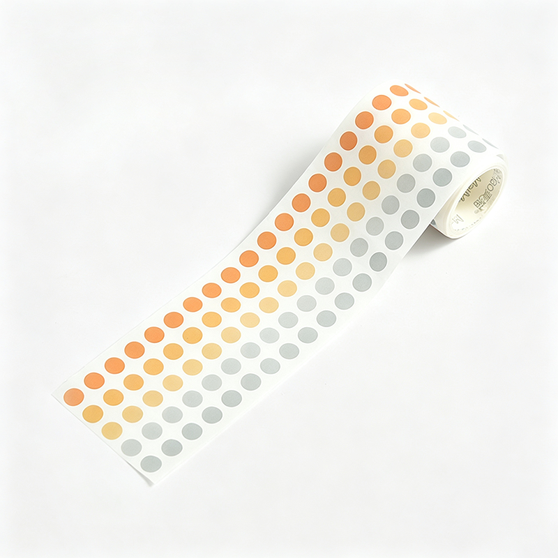Color Dot Tape Circle Stickers