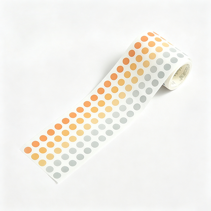Color Dot Tape Circle Stickers