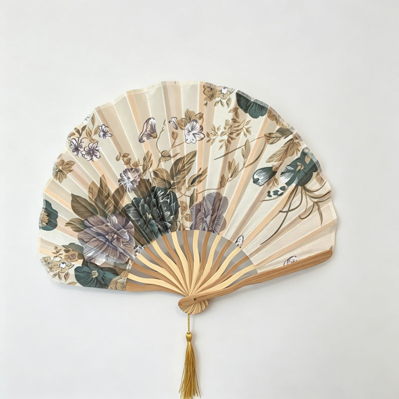 Shell Shape Folding Fan