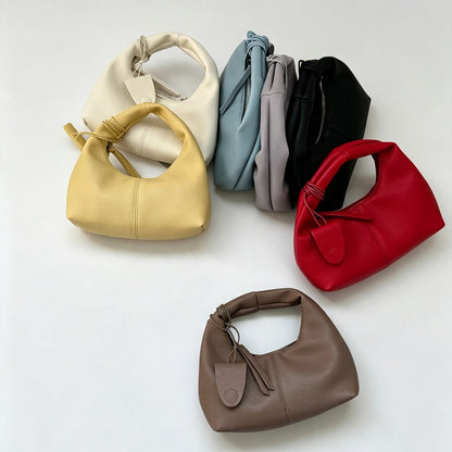 Round Handle Pouch Handbag