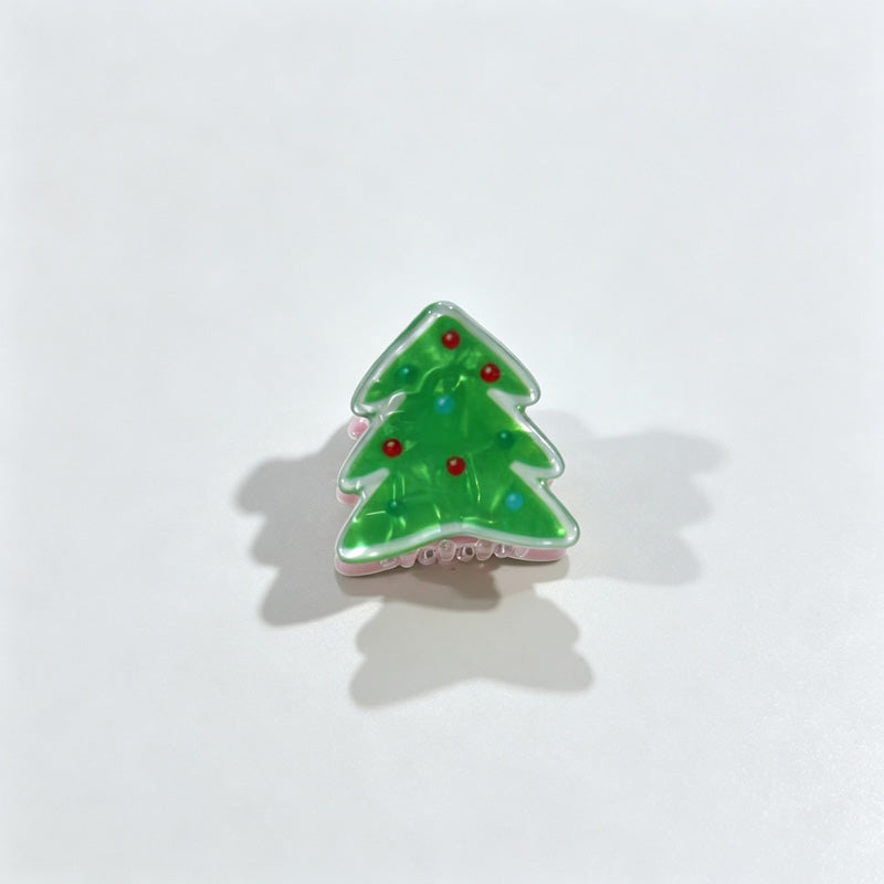 Snowman Tree Hair Clip