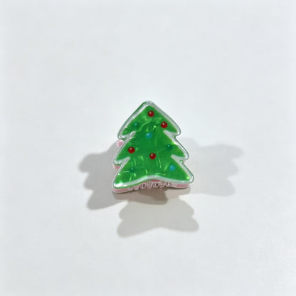Snowman Tree Hair Clip