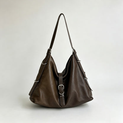 Gathered Ring Hobo Bag