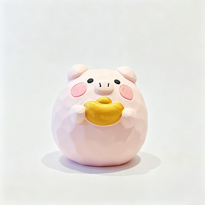 Resin Chinese Zodiac Round Figurine