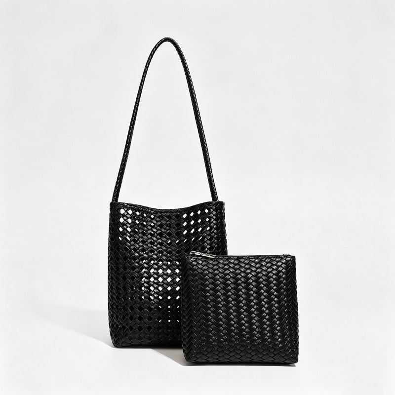 Hollow Woven Shoulder Bag
